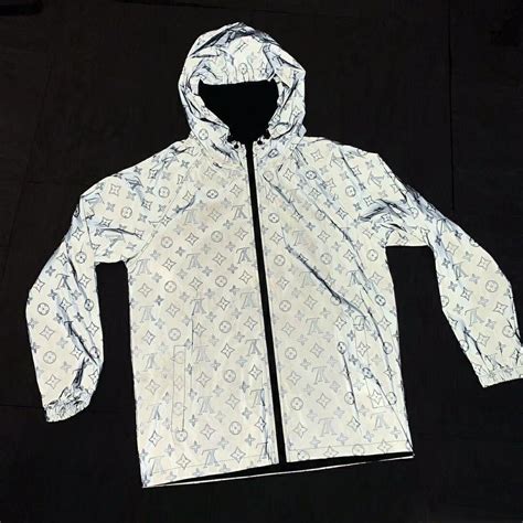 louis vuitton windbreaker jacket reflective|louis vuitton reflective jacket.